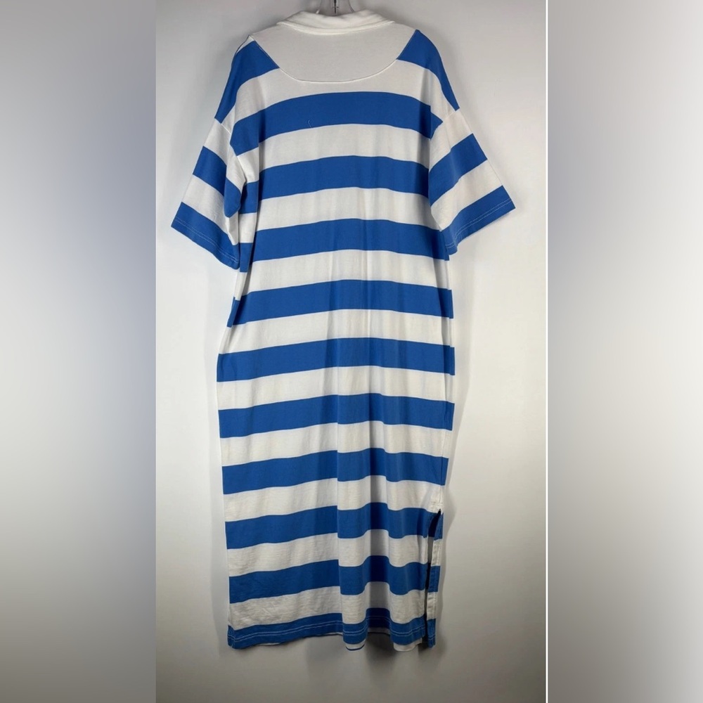 Anthropologie Daily Practice Oversized Rugby Stripe Maxi Dress - Picture 6 of 7